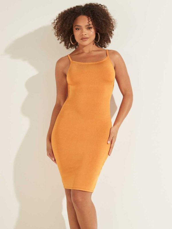 Apricot Women's Guess Jen Cutout Dresses Australia Sale | 021LCBEXO