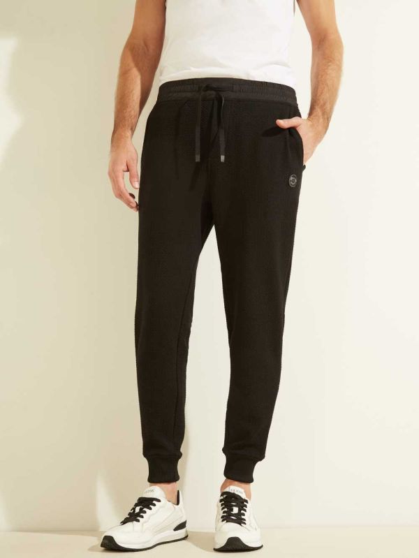 Black Men's Guess Alpine Performance Joggers Australia Sale | 509SNIAYC