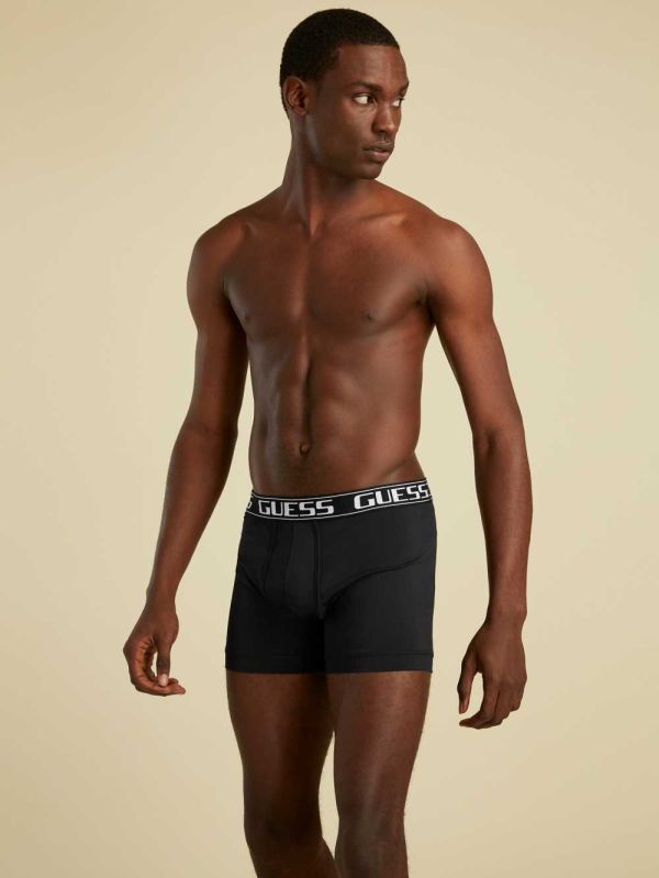 Black Men's Guess Summer Games Sport Boxer Briefs Underwear Australia Sale | 701ZFASRG