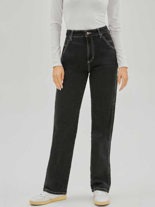 Black Wash Women's Guess Originals Carpenter Jeans Australia Sale | 823KYCDIR