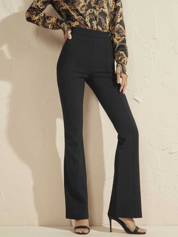 Black Women's Guess Chloe Pants Australia Sale | 087RVQXML