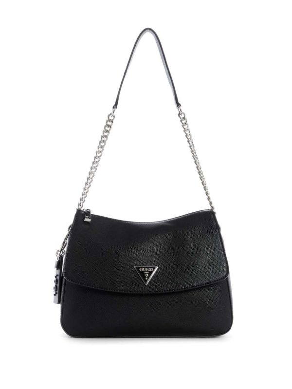 Black Women's Guess Cordelia Hobo Bag Shoulder Bags Australia Sale | 128FBGPSL