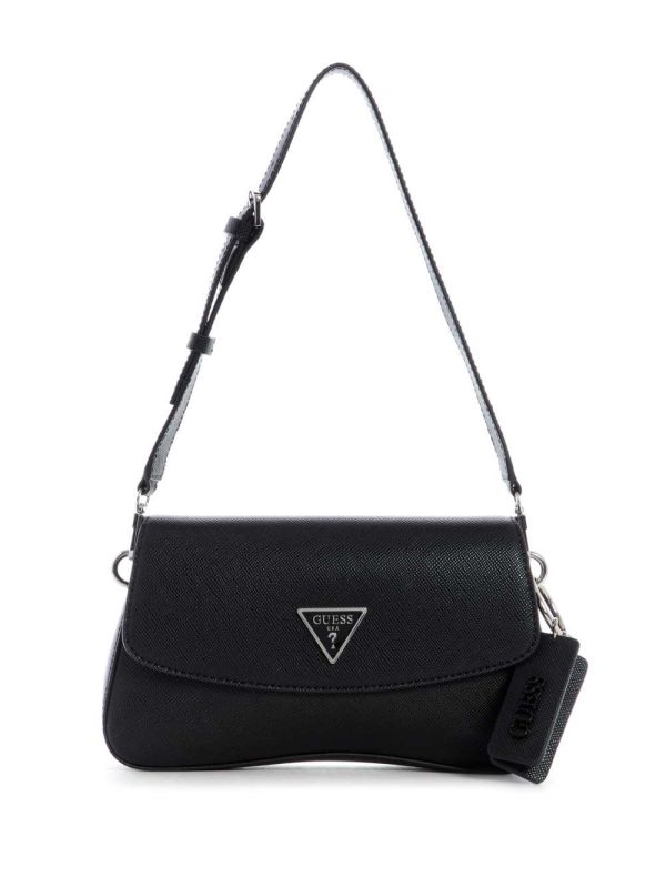 Black Women's Guess Cordelia Shoulder Bags Australia Sale | 824VKIYQB