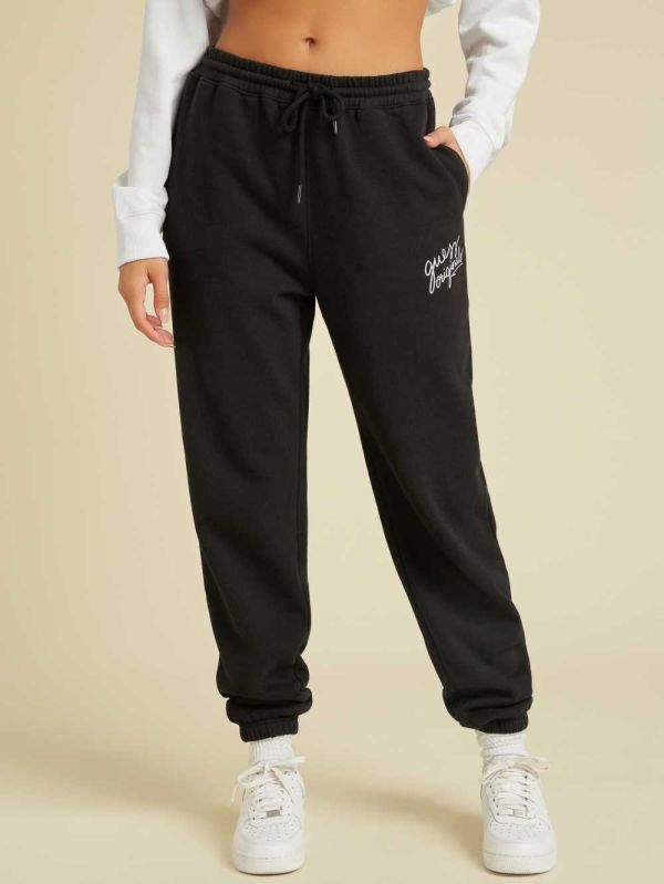 Black Women's Guess Originals Sweatpants Australia Sale | 620BSYOEI