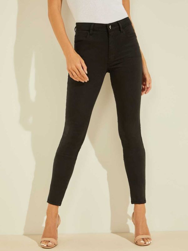 Black Women's Guess Pastel Sexy Curve Skinny Jeans Australia Sale | 328XNUJZK