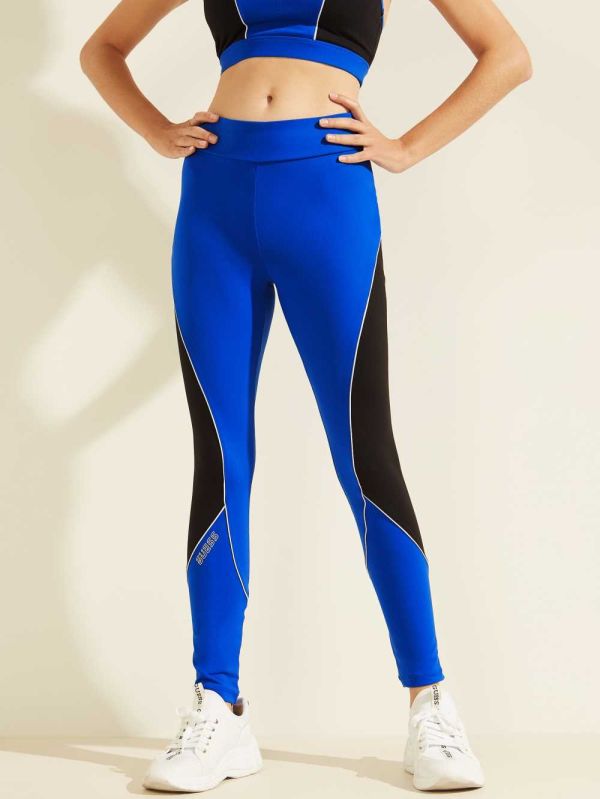 Blue Black Women's Guess Doreen Leggings Australia Sale | 513DXRNSE