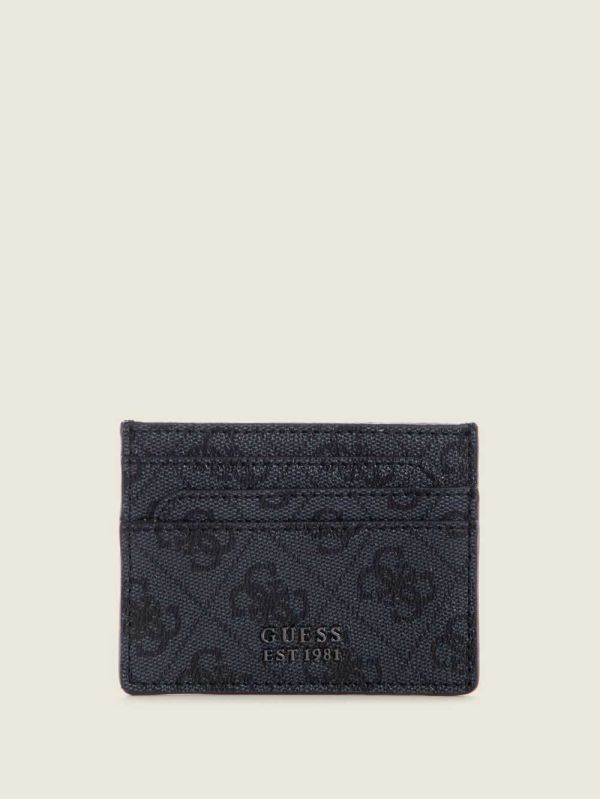 Blue Flower Women's Guess Noelle Card Holder Wallets Australia Sale | 531ATVQBS