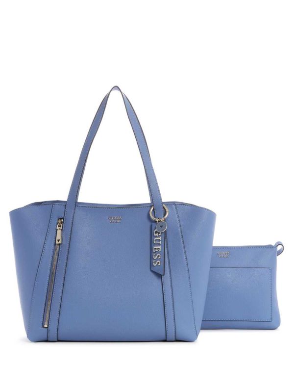 Blue Women's Guess Naya Tote Bags Australia Sale | 872UGPTDM