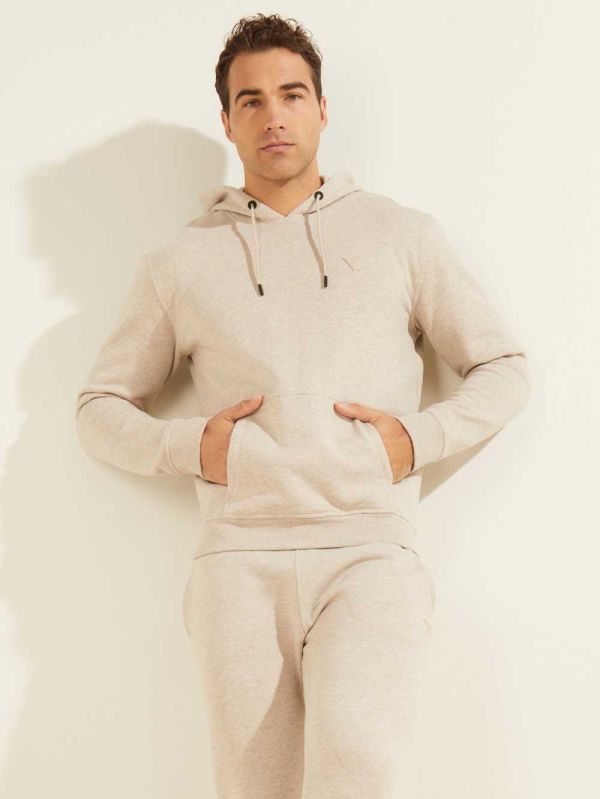 Brown Men's Guess Eco Aldwin Hoodie Australia Sale | 536IWMBET