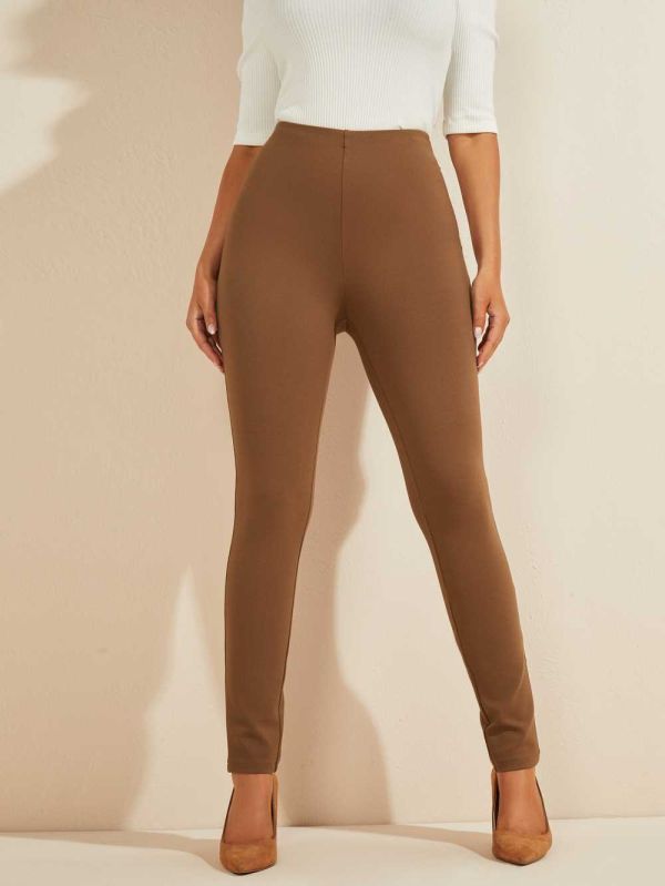 Brown Women's Guess Jane Ponte Leggings Australia Sale | 021YOPAKV