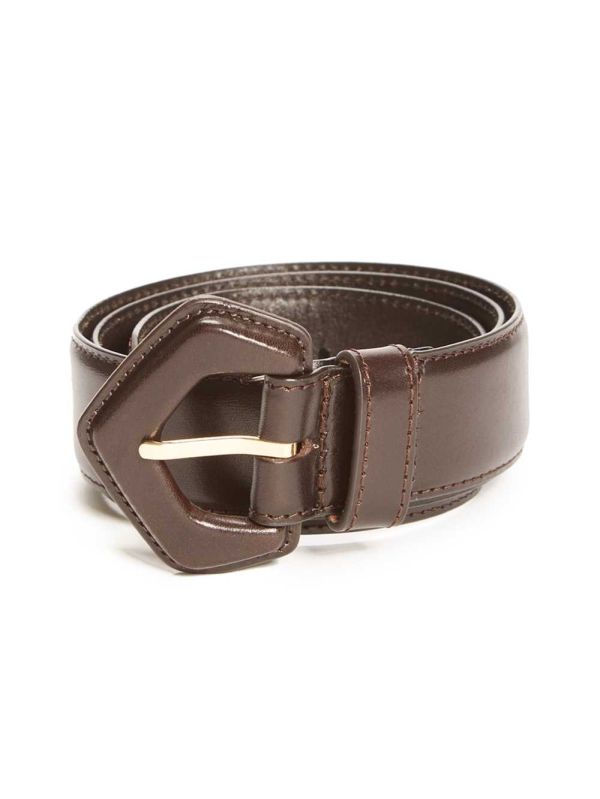 Brown Women's Guess Leather Waist Belts Australia Sale | 308MRYVGP