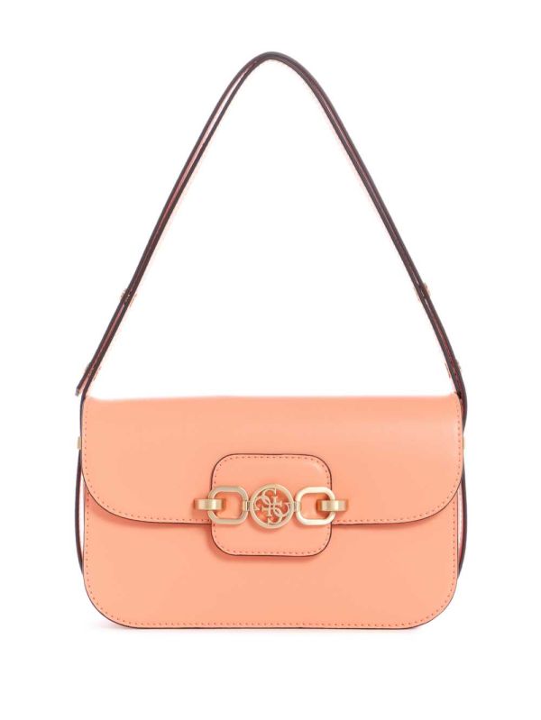 Coral Women's Guess Hensely Convertible Shoulder Bags Australia Sale | 405NVFXJW