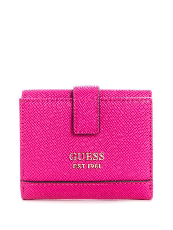 Fuchsia Women's Guess Cordelia Petite Trifold Wallets Australia Sale | 786CRTFWJ