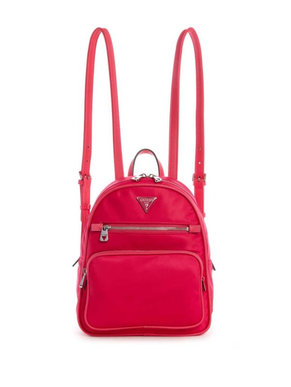 Fuchsia Women's Guess Little Bay Backpack Australia Sale | 465QFNRSH