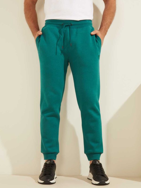 Green Men's Guess Eco Aldwin Sweatpants Australia Sale | 825INLAXG