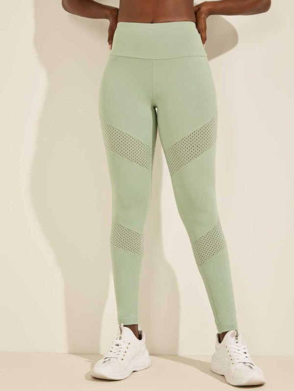 Green Women's Guess Cora Leggings Australia Sale | 873LJDNOU