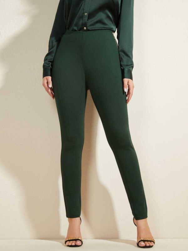 Green Women's Guess Jane Ponte Leggings Australia Sale | 142VKMXLE