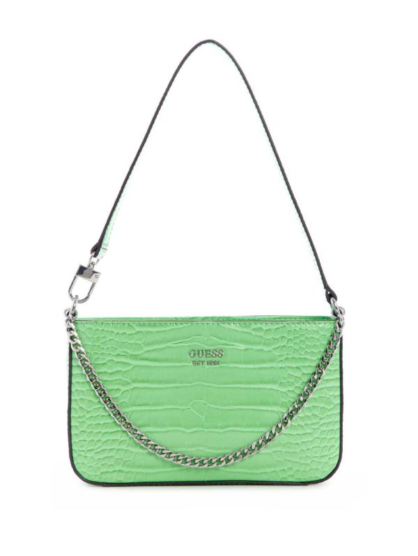 Green Women's Guess Katey Mini Shoulder Bags Australia Sale | 765YJMNOD