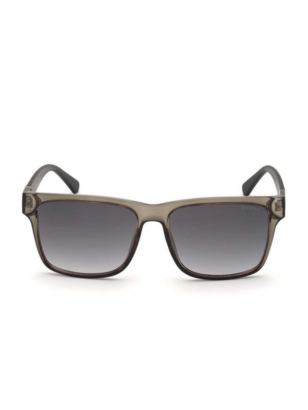 Grey Men's Guess Jake Square Sunglasses Australia Sale | 230PSKHNU