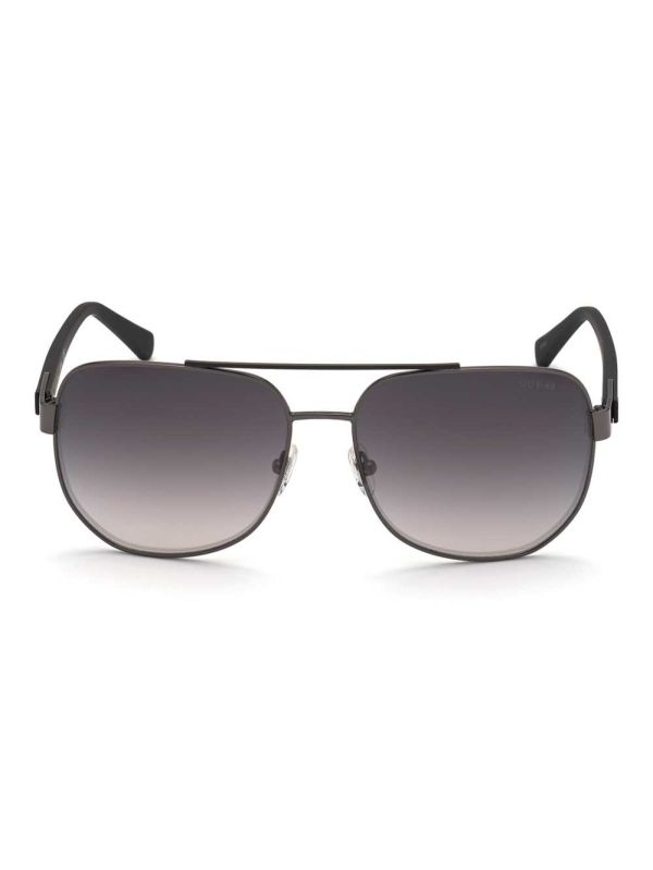 Grey Men's Guess Marlon Navigator Sunglasses Australia Sale | 962VESBUK