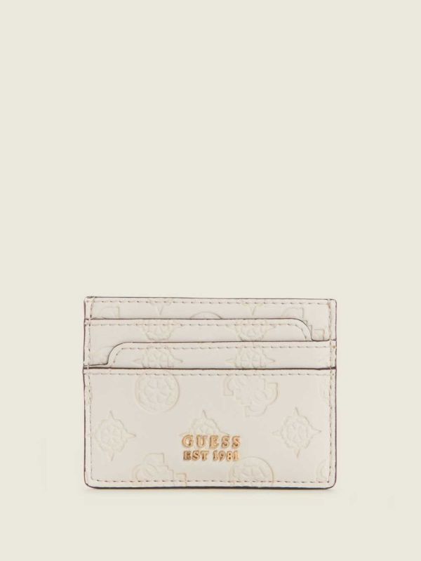 Grey Women's Guess Bea Card Holder Wallets Australia Sale | 537QRYOSD