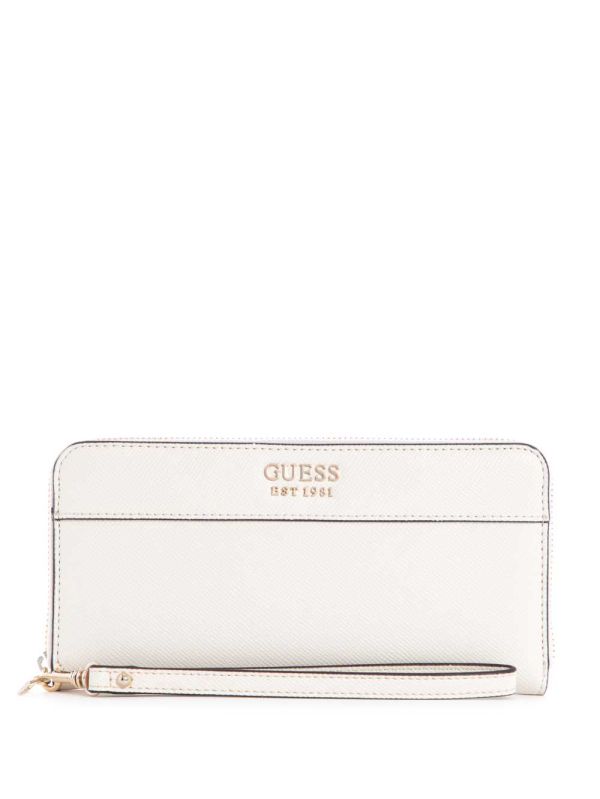 Grey Women's Guess Katey Zip-Around Wallets Australia Sale | 947YWJUTS