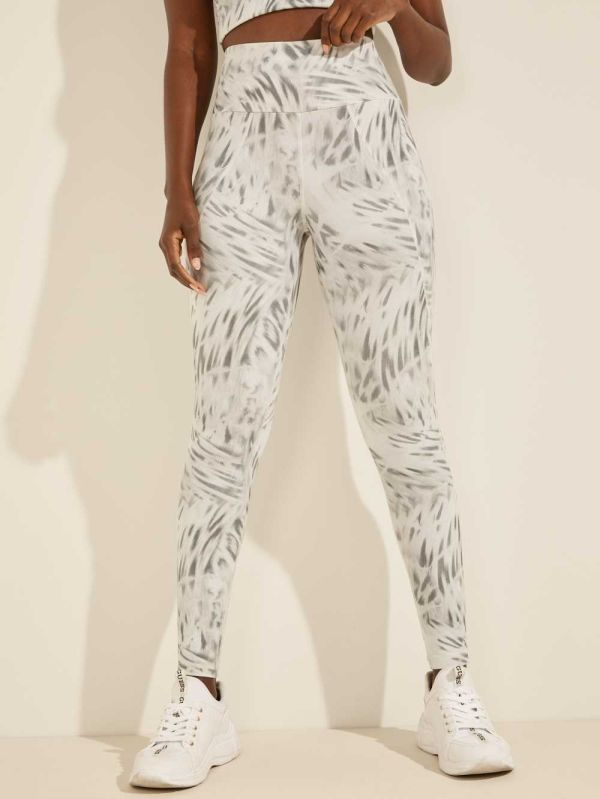 Leopard Black Women's Guess Erin Leggings Australia Sale | 507FZHUET