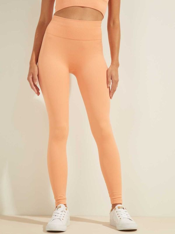 Light Orange Women's Guess Alma Seamless Leggings Australia Sale | 032TQLJHI