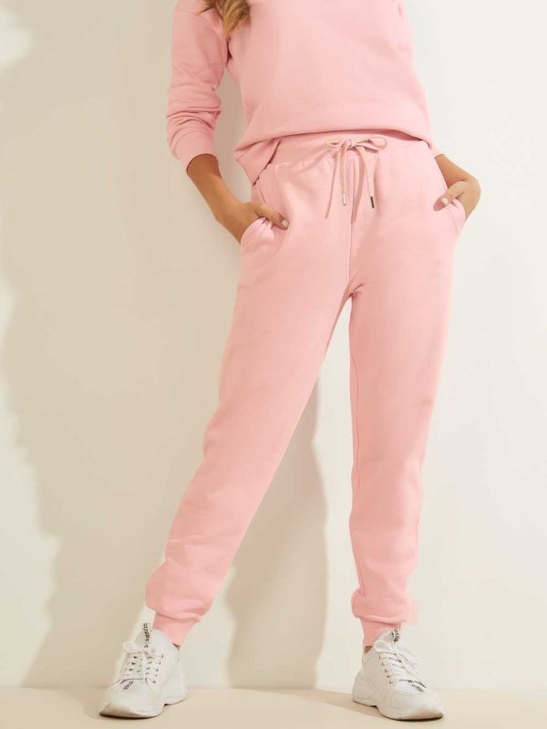 Light Pink Women's Guess Eco Alene Joggers Australia Sale | 379XMQLGE