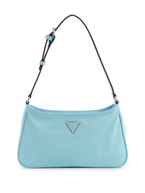 Light Turquoise Women's Guess Little Bay Shoulder Bags Australia Sale | 073TSGAFO