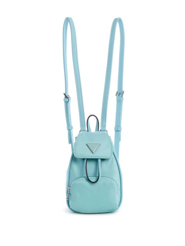 Light Turquoise Women's Guess Little Bay Mini Backpack Australia Sale | 120HXEYKJ