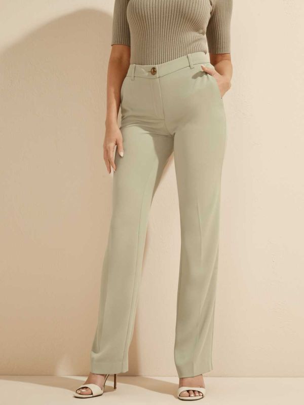 Mint Women's Guess Maya Wide-Leg Genesis Pants Australia Sale | 916VRDAPH