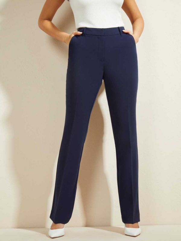 Navy Women's Guess Winnie Genesis Pants Australia Sale | 927UBFGIE