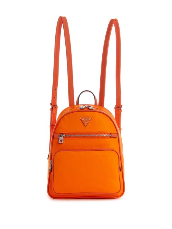 Orange Women's Guess Little Bay Backpack Australia Sale | 497ZWFVQC