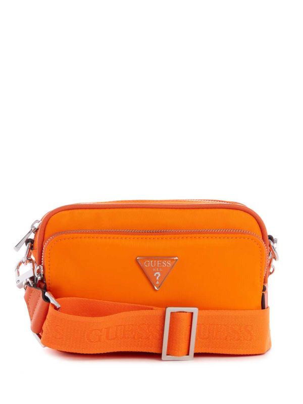 Orange Women's Guess Little Bay Camera Crossbody Bags Australia Sale | 423CIQMPK