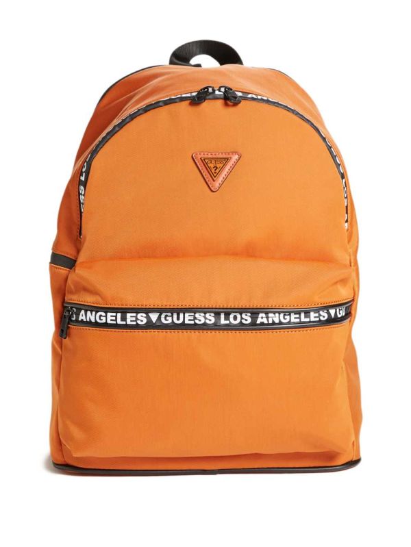 Orange Women's Guess Quarto Nylon Backpack Australia Sale | 319BTHXLS