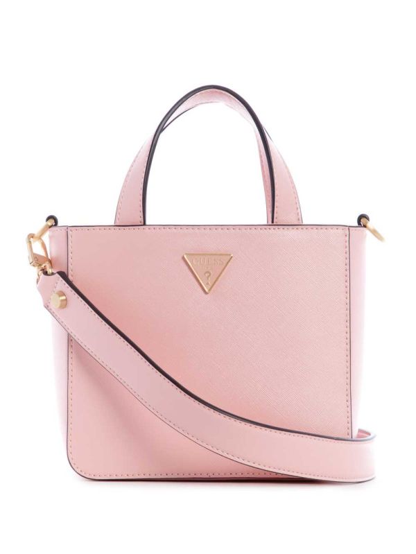 Pink Women's Guess Layla Mini Tote Bags Australia Sale | 237VPYCOF