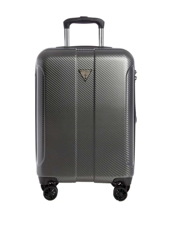 Pink Women's Guess Lustre 20" Spinner Suitcase Luggage Australia Sale | 467ZFXOPG