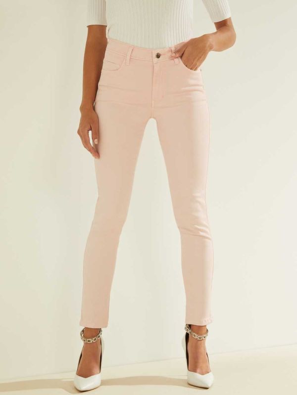 Pink Women's Guess Pastel Sexy Curve Skinny Jeans Australia Sale | 035WDQLUR