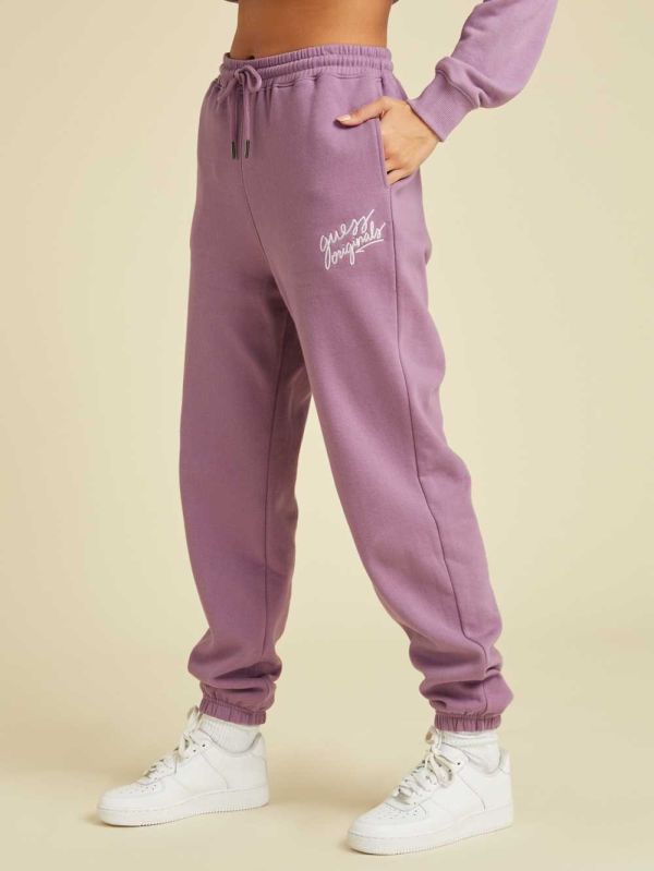 Purple Women's Guess Originals Sweatpants Australia Sale | 739QBGUFV