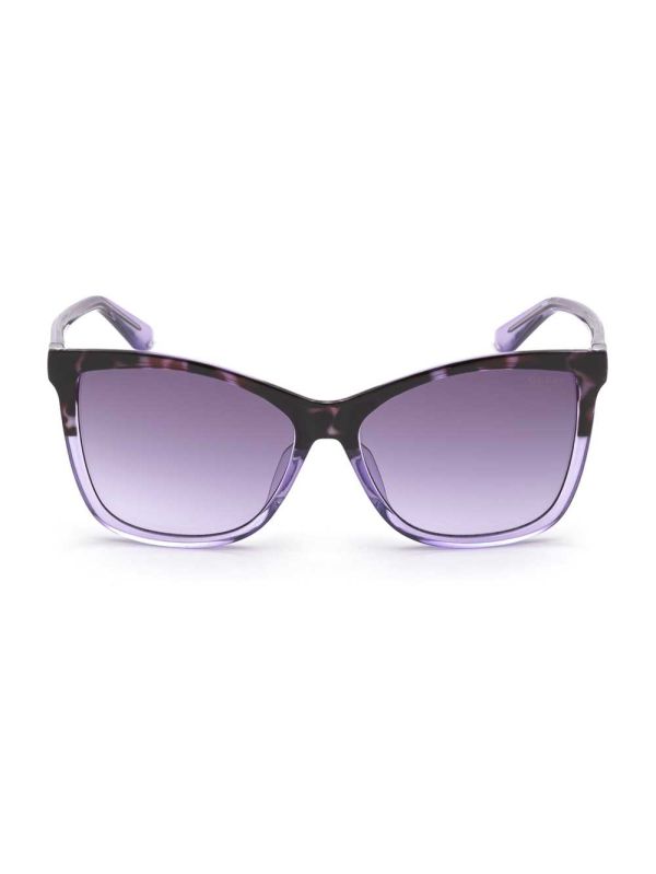 Purple Women's Guess Purple Square Sunglasses Australia Sale | 594GZSYVX