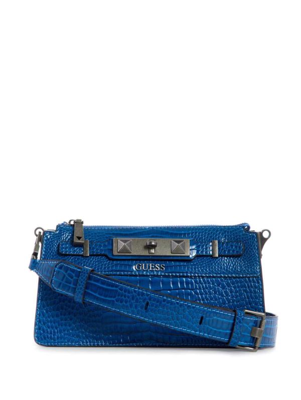 Royal Women's Guess Raffie Mini Crossbody Bags Australia Sale | 705IUKZXA