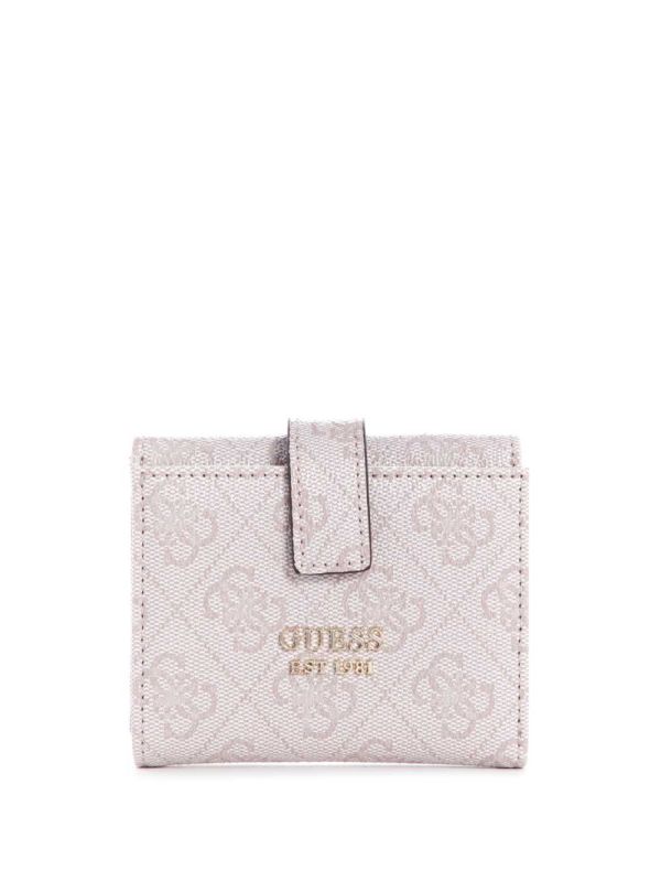 Silver Women's Guess Alisa Petite Trifold Wallets Australia Sale | 395HUBDJZ