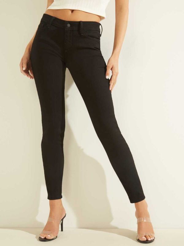 Wash Women's Guess Eco Low-Rise Power Skinny Jeans Australia Sale | 672DKUXFS