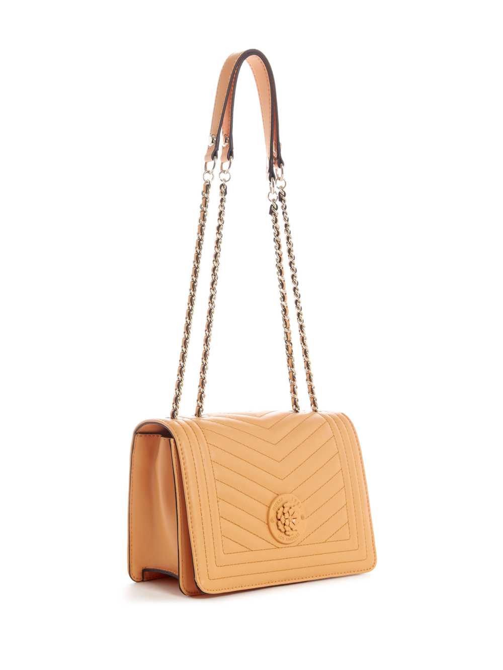 Apricot Women's Guess Lida Convertible Crossbody Bags Australia Sale | 304UEYVBF