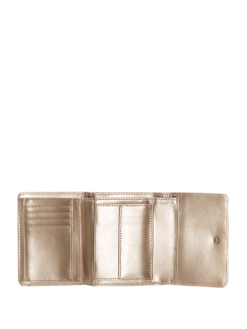 Beige Women's Guess Lida Trifold Wallets Australia Sale | 760QACJVN