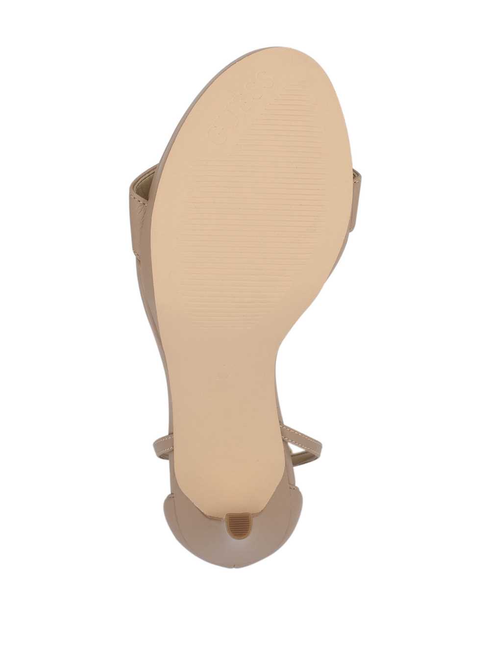 Beige Women's Guess Tecru T-Strap Stilettos Heels Sandals Australia Sale | 968FLYECX