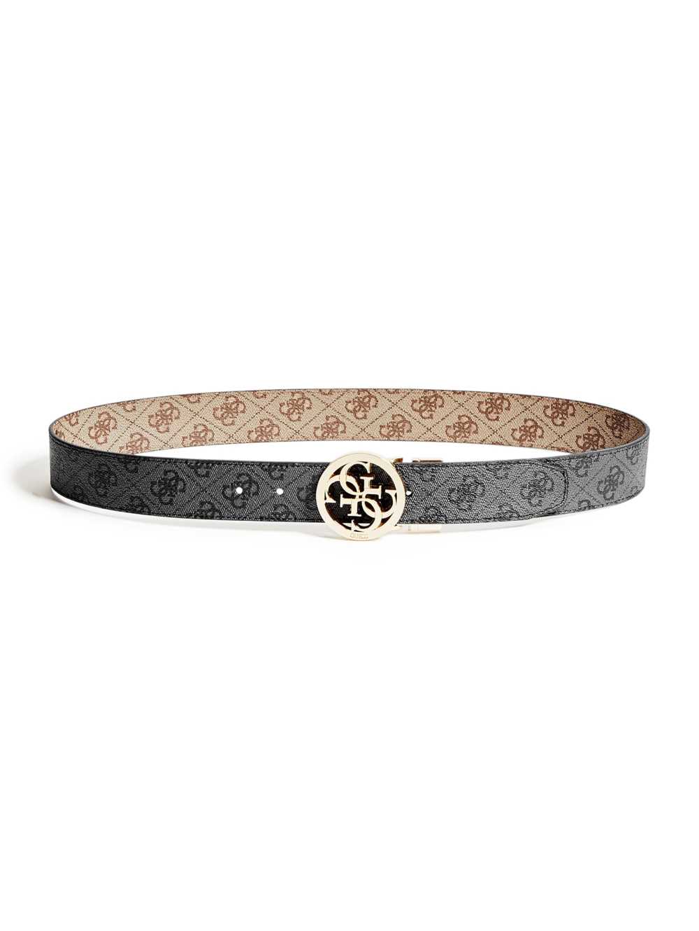 Black Brown Women's Guess Reversible Quattro G Signature Belts Australia Sale | 431KPZUWE