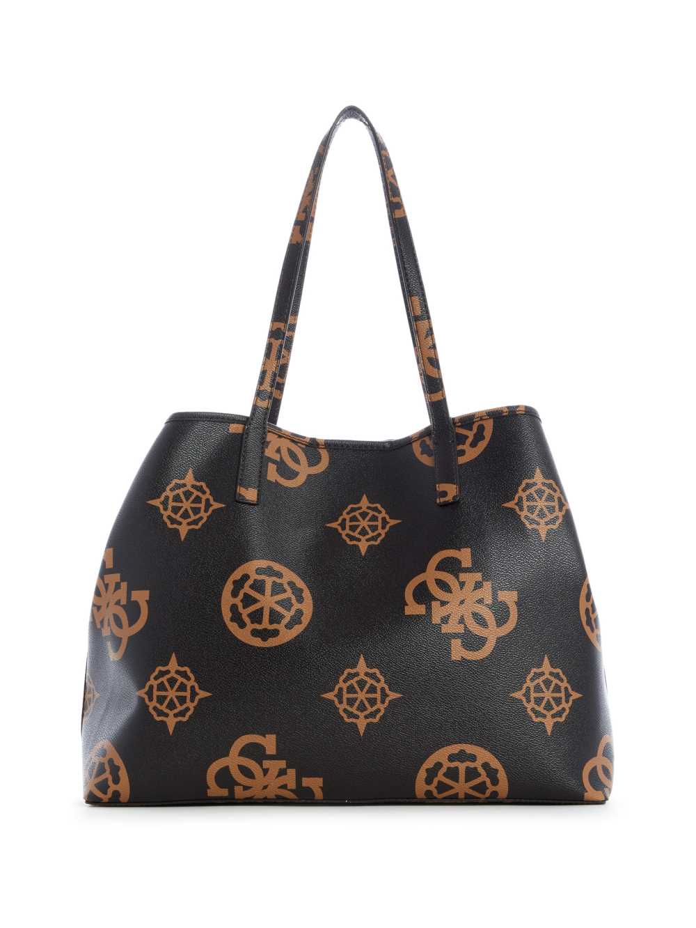 Black Flower Women's Guess Vikky Logo Large Tote Bags Australia Sale | 750TYHSUX