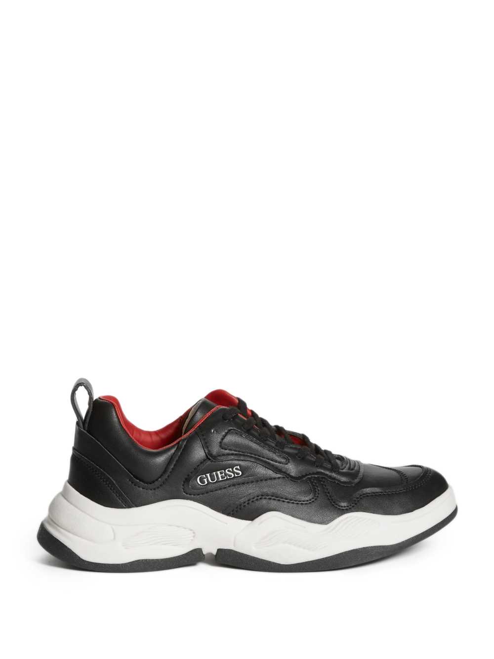 Black Men's Guess Bassano Dad Sneakers Australia Sale | 709HKFQUL